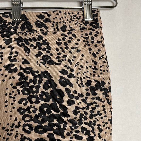 J. Crew Animal Print Wide-Leg Trousers - Picture 5 of 16